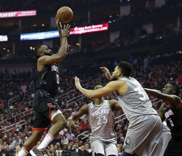  唐斯内线完爆对手，森林狼轻取火箭取得关键胜